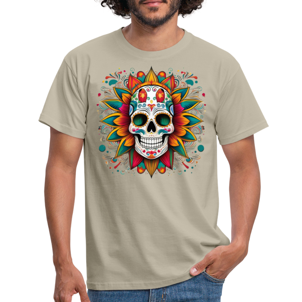 T-Shirt Mexico "Craneo" - Sandbeige