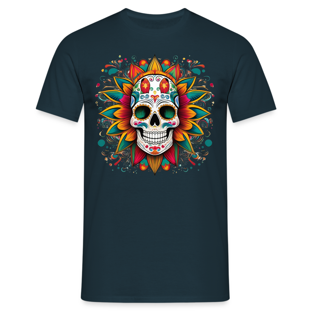T-Shirt Mexico "Craneo" - Navy