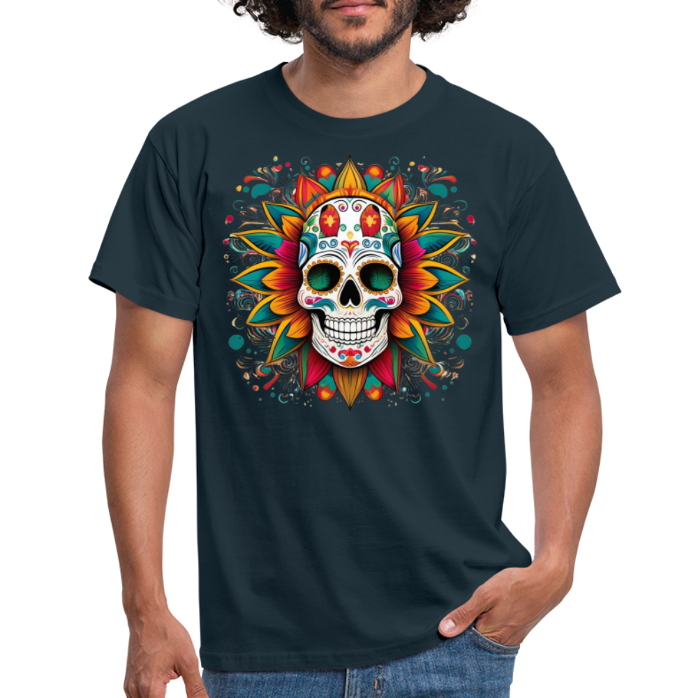 T-Shirt Mexico "Craneo" - Navy