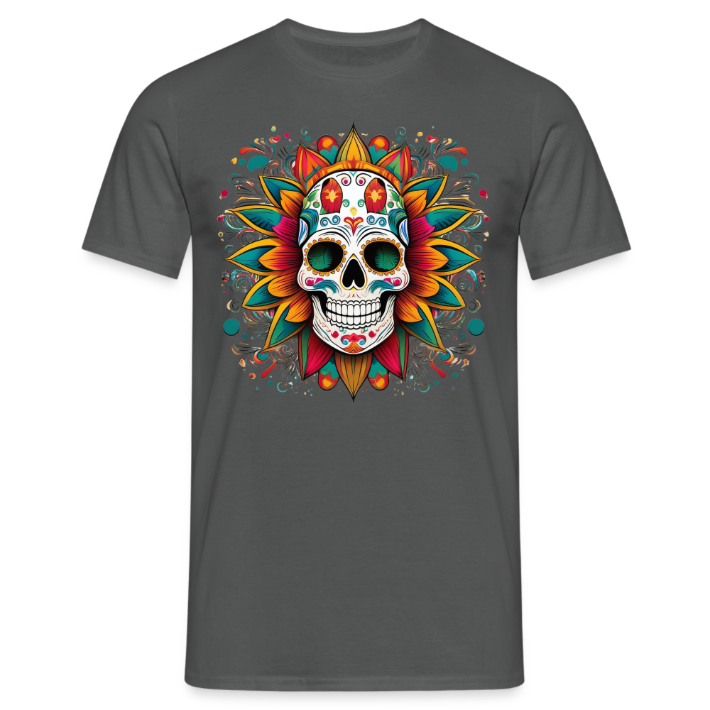 T-Shirt Mexico "Craneo" - Anthrazit