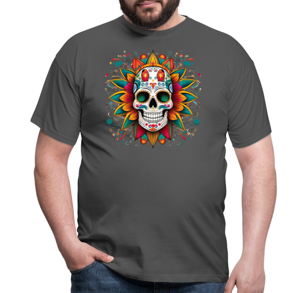 T-Shirt Mexico "Craneo" - Anthrazit