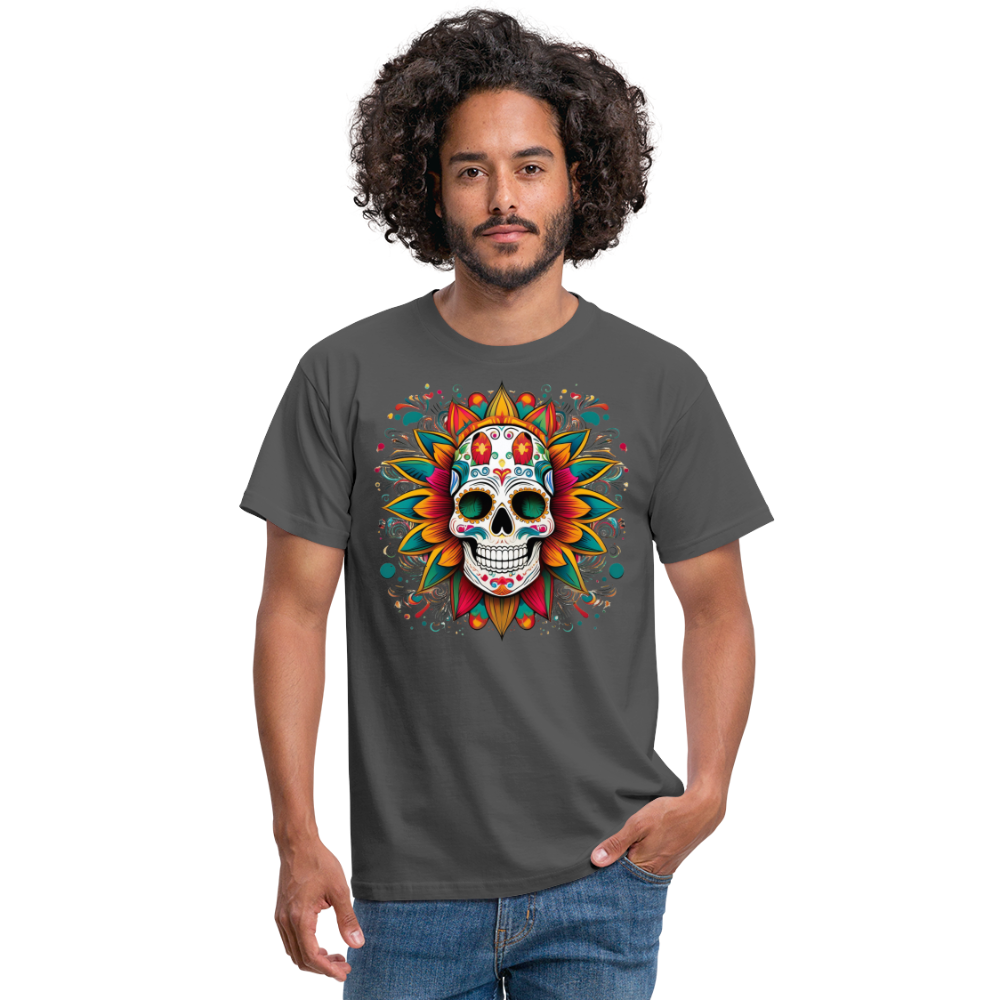 T-Shirt Mexico "Craneo" - Anthrazit