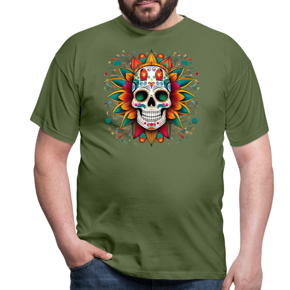 T-Shirt Mexico "Craneo" - Militärgrün