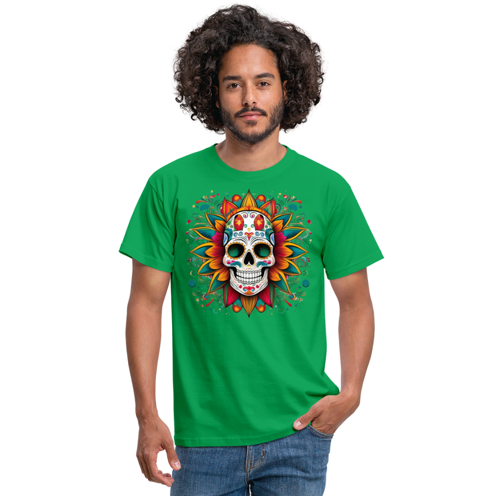 T-Shirt Mexico "Craneo" - Kelly Green