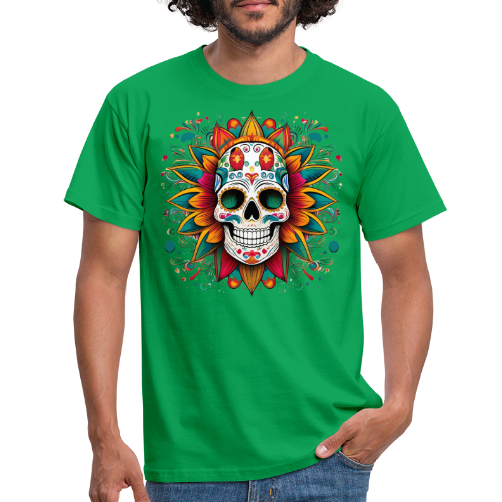 T-Shirt Mexico "Craneo" - Kelly Green