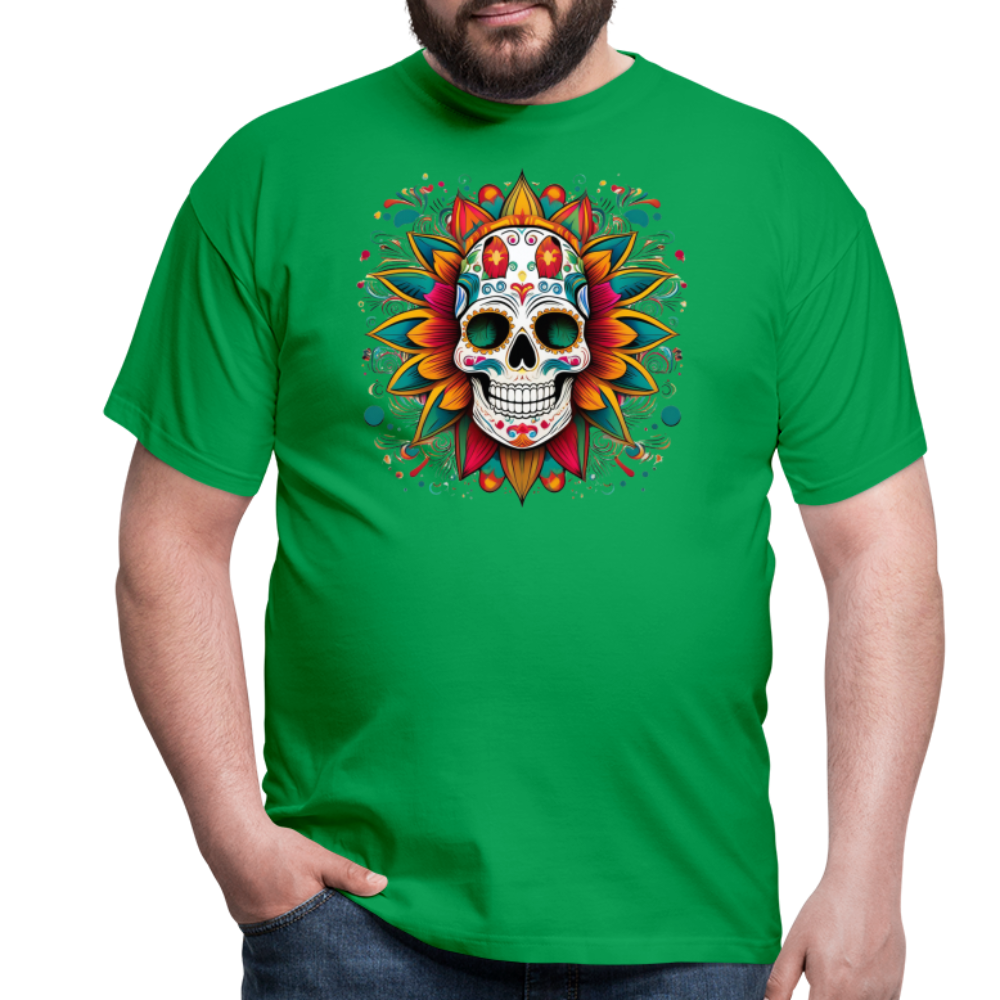 T-Shirt Mexico "Craneo" - Kelly Green