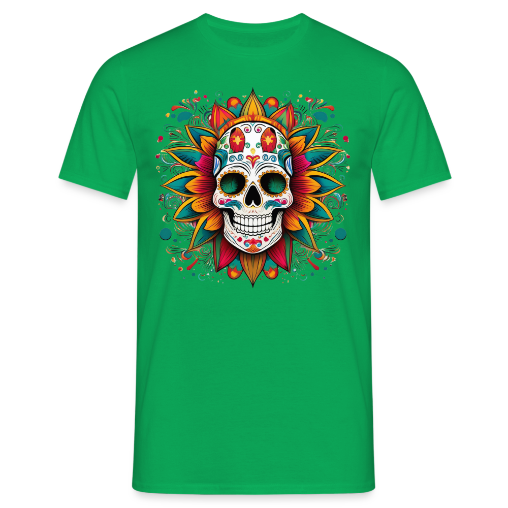 T-Shirt Mexico "Craneo" - Kelly Green