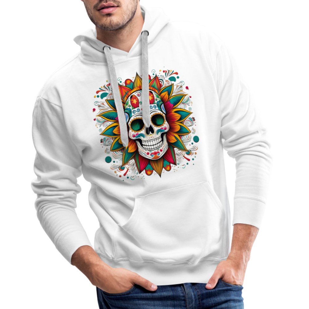 Hoodie Mexico "Craneo" - Weiß