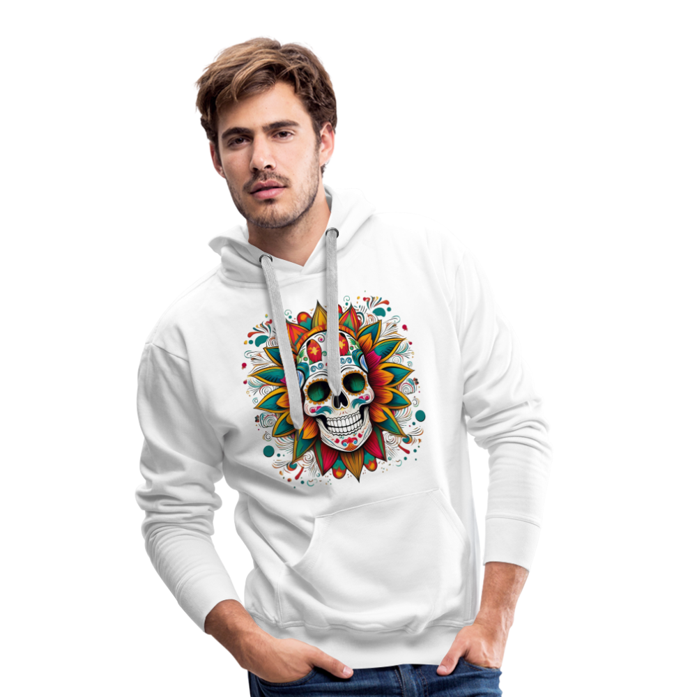 Hoodie Mexico "Craneo" - Weiß