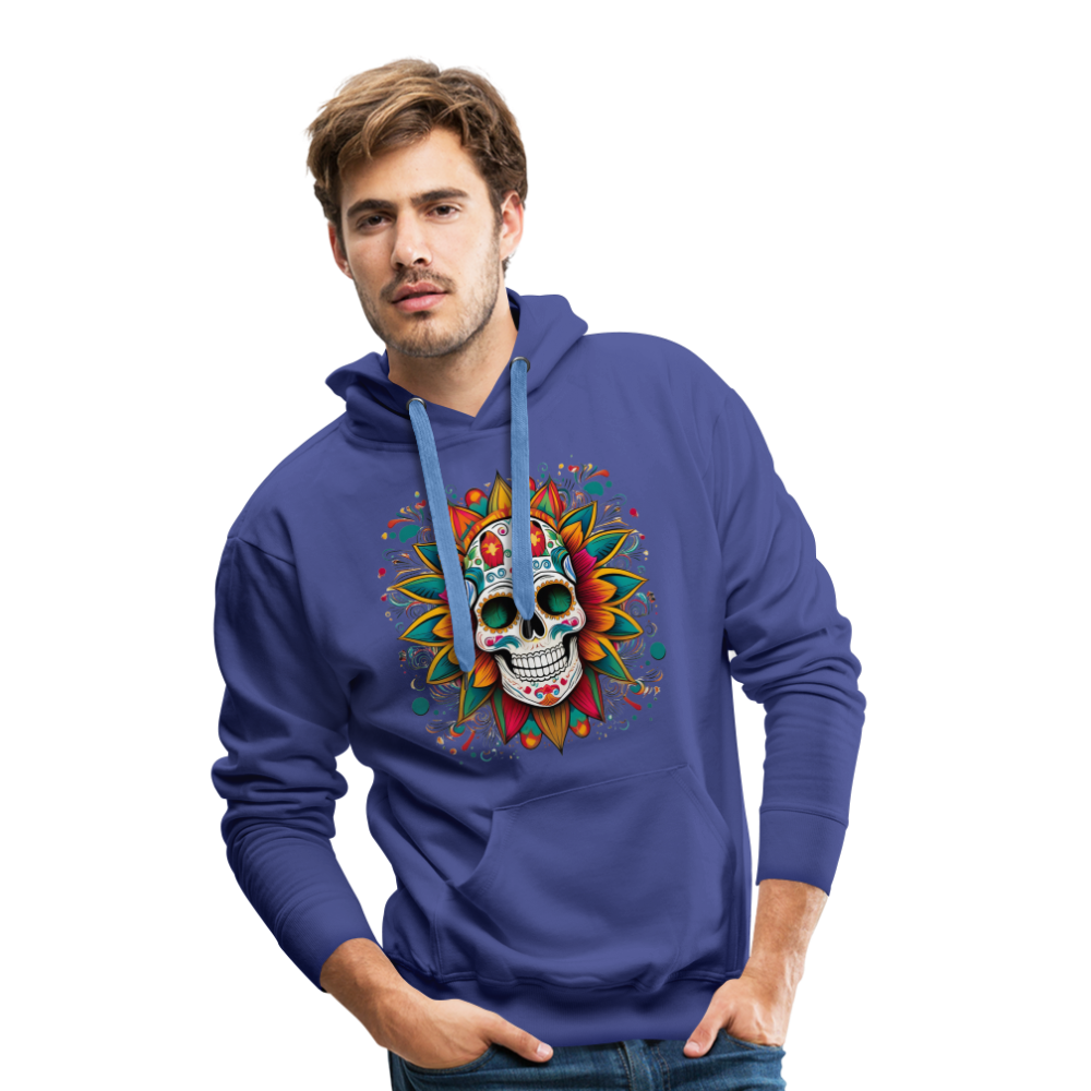Hoodie Mexico "Craneo" - Königsblau