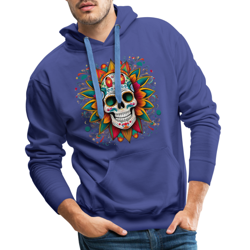 Hoodie Mexico "Craneo" - Königsblau