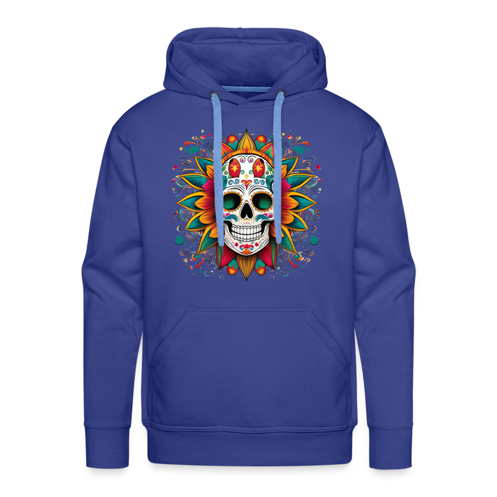 Hoodie Mexico "Craneo" - Königsblau