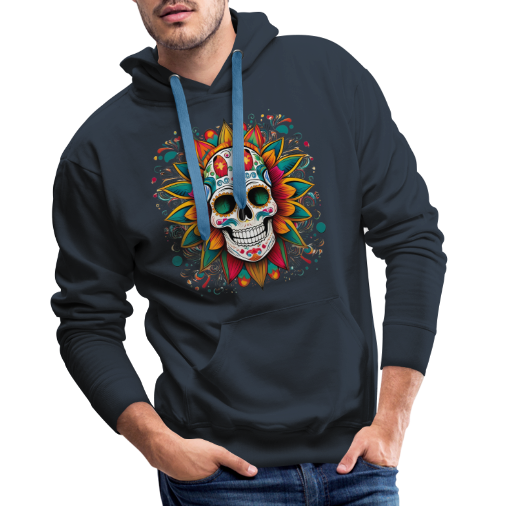 Hoodie Mexico "Craneo" - Navy