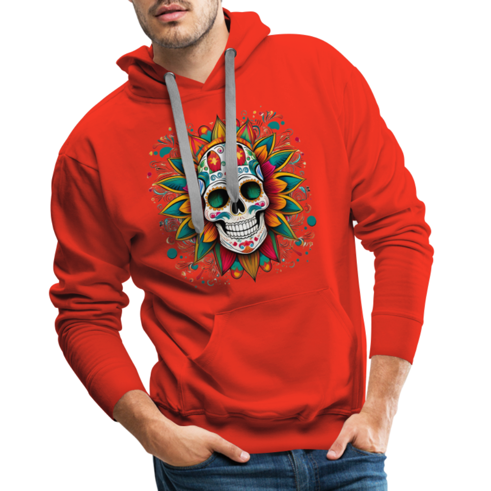 Hoodie Mexico "Craneo" - Rot