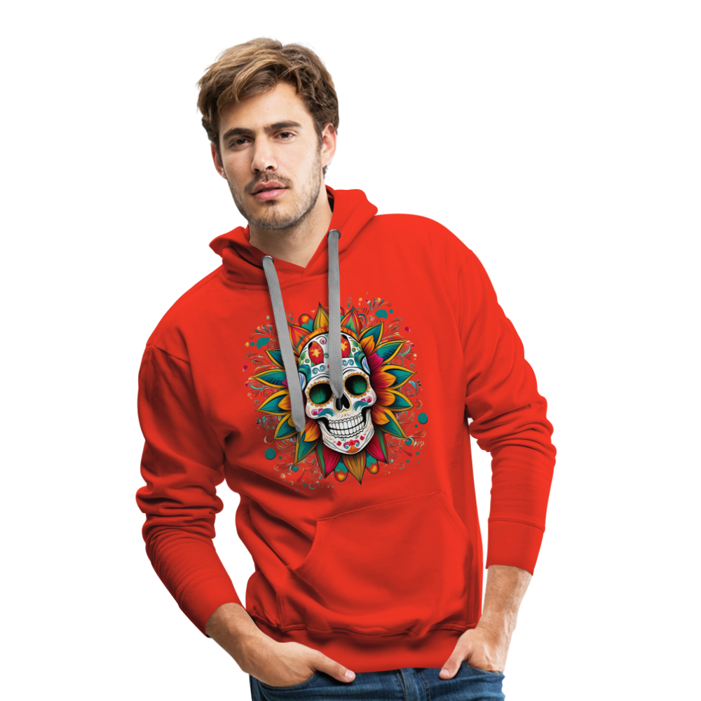 Hoodie Mexico "Craneo" - Rot
