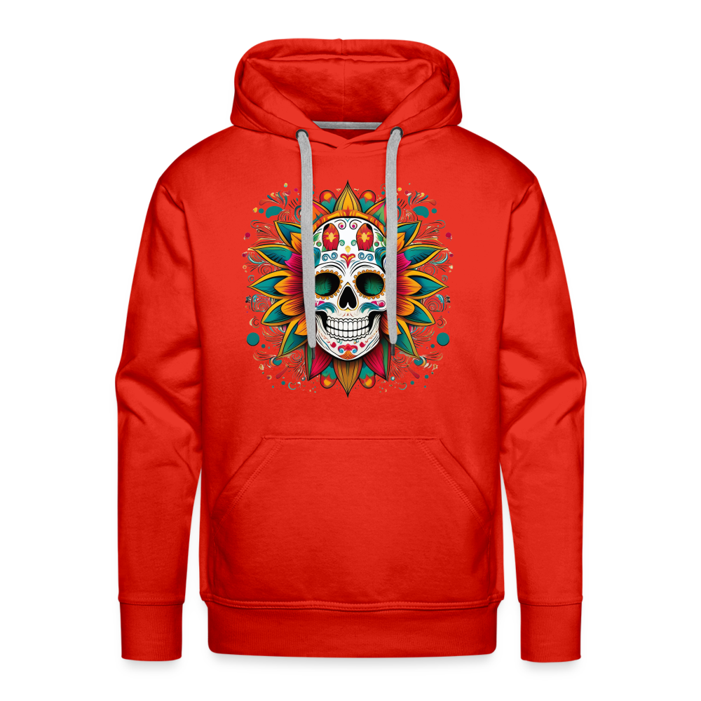 Hoodie Mexico "Craneo" - Rot