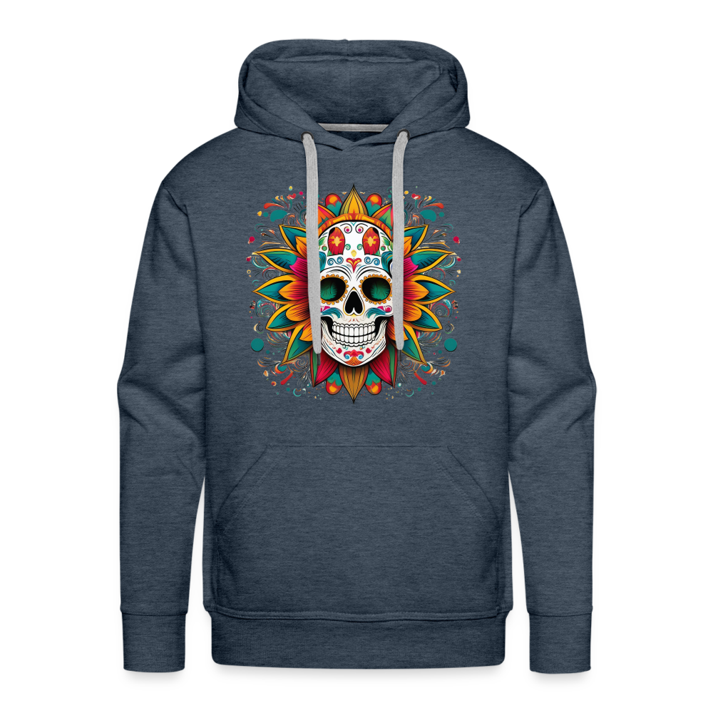 Hoodie Mexico "Craneo" - Jeansblau