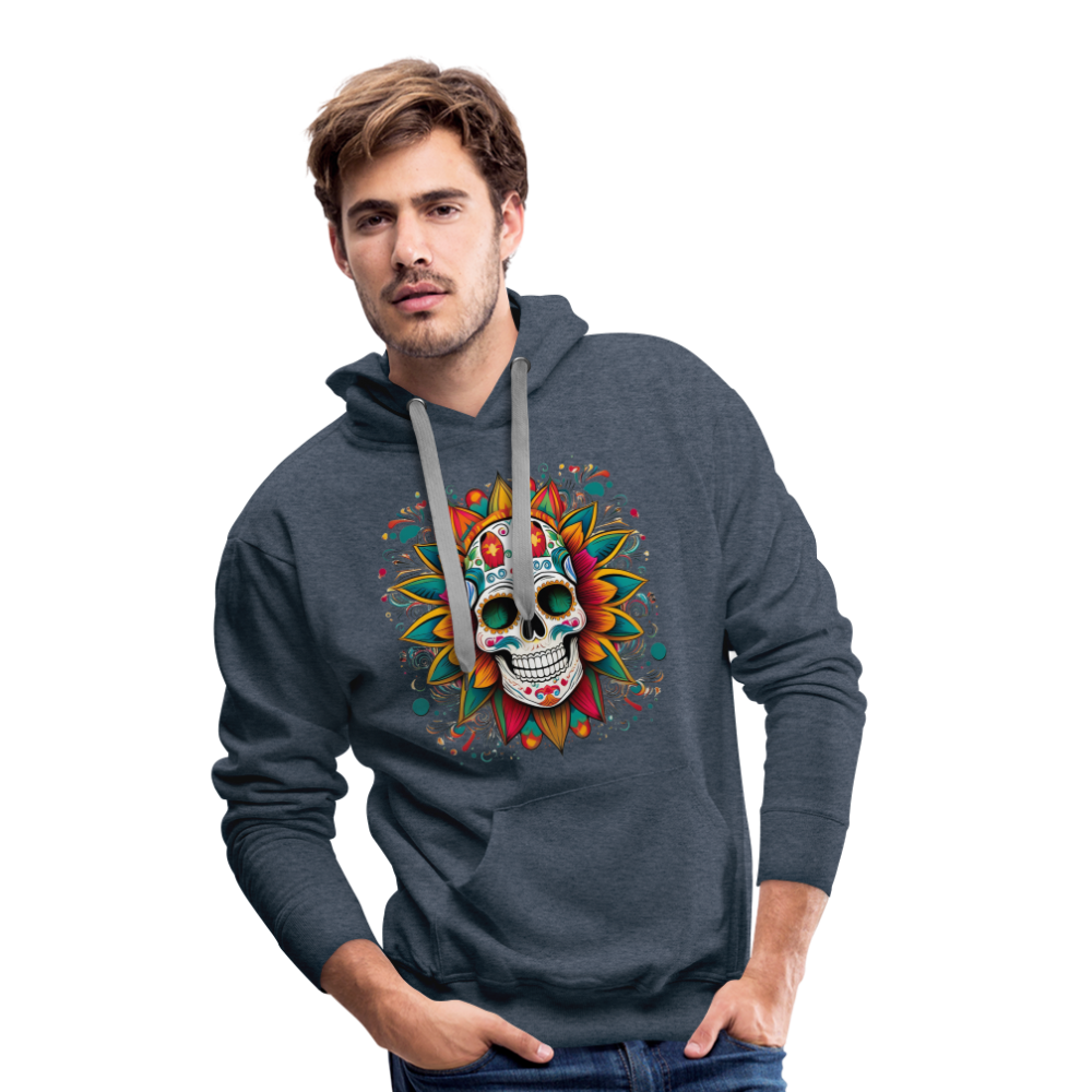 Hoodie Mexico "Craneo" - Jeansblau