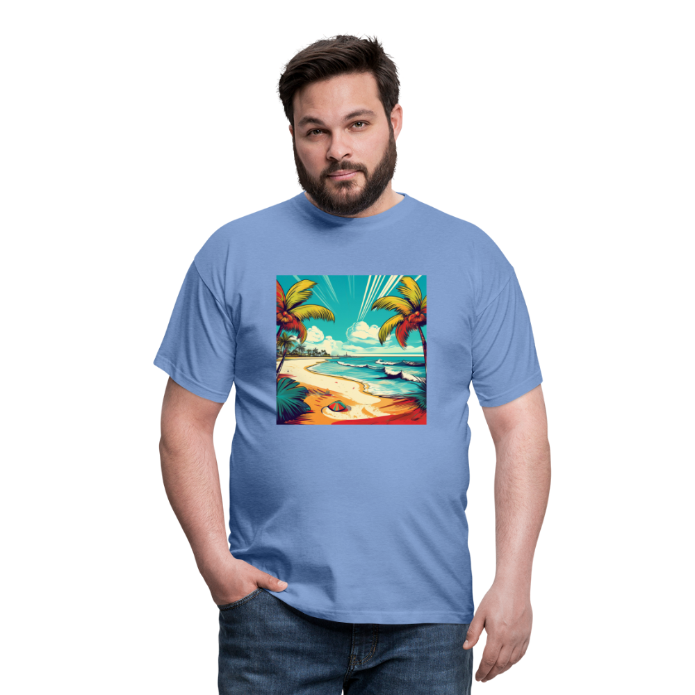 T-Shirt Mexico "Paradise Tulum" - carolina blue