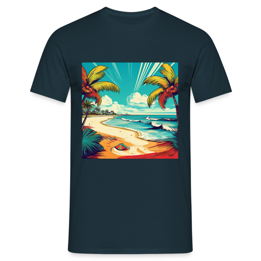 T-Shirt Mexico "Paradise Tulum" - Navy
