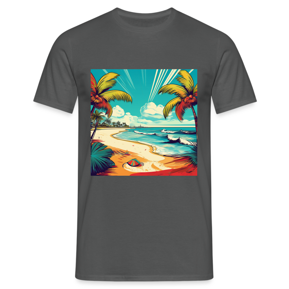 T-Shirt Mexico "Paradise Tulum" - Anthrazit