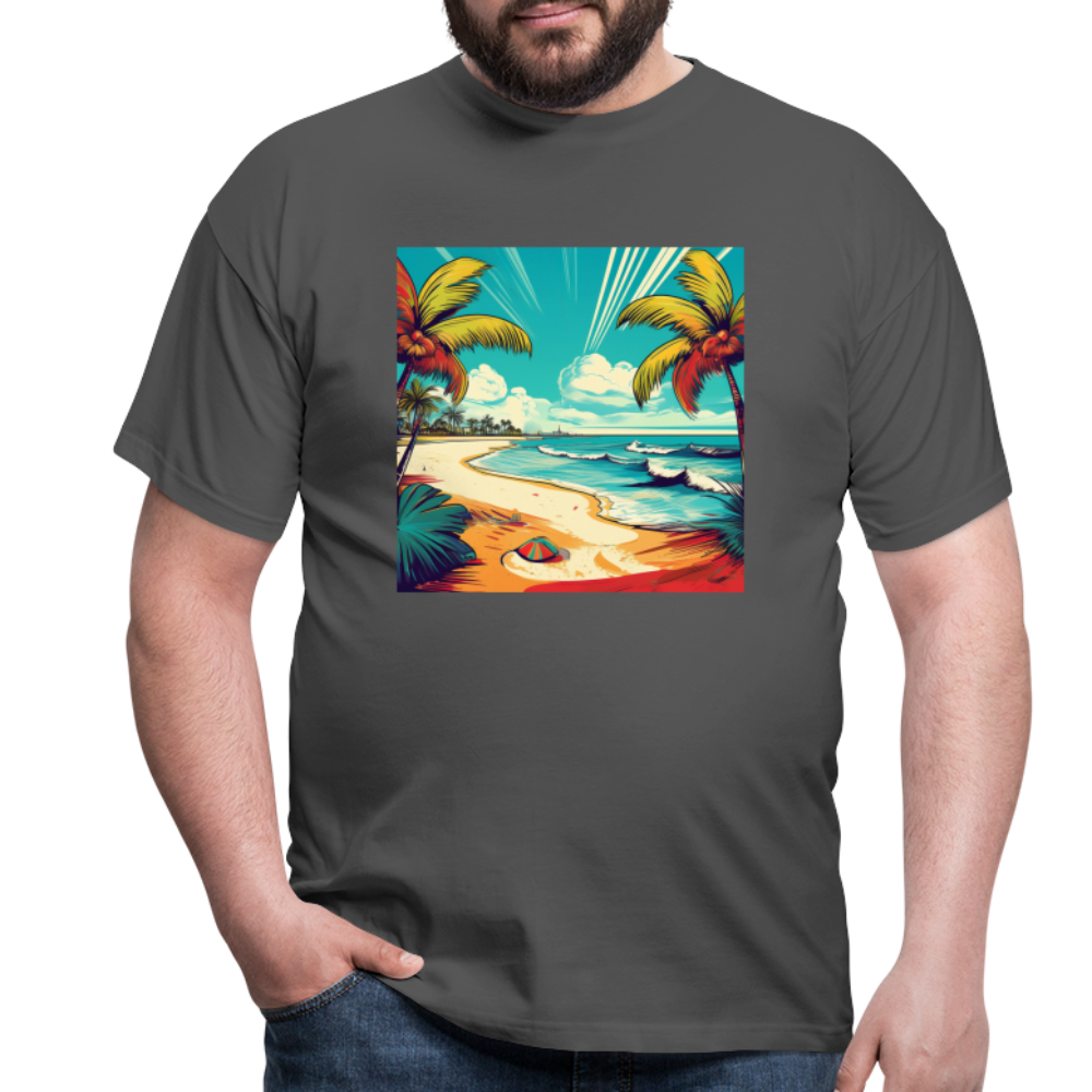 T-Shirt Mexico "Paradise Tulum" - Anthrazit