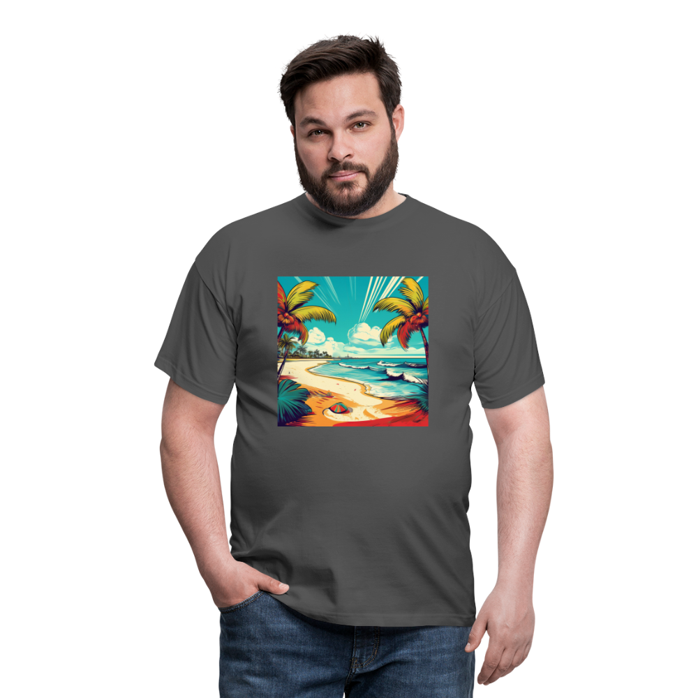 T-Shirt Mexico "Paradise Tulum" - Anthrazit