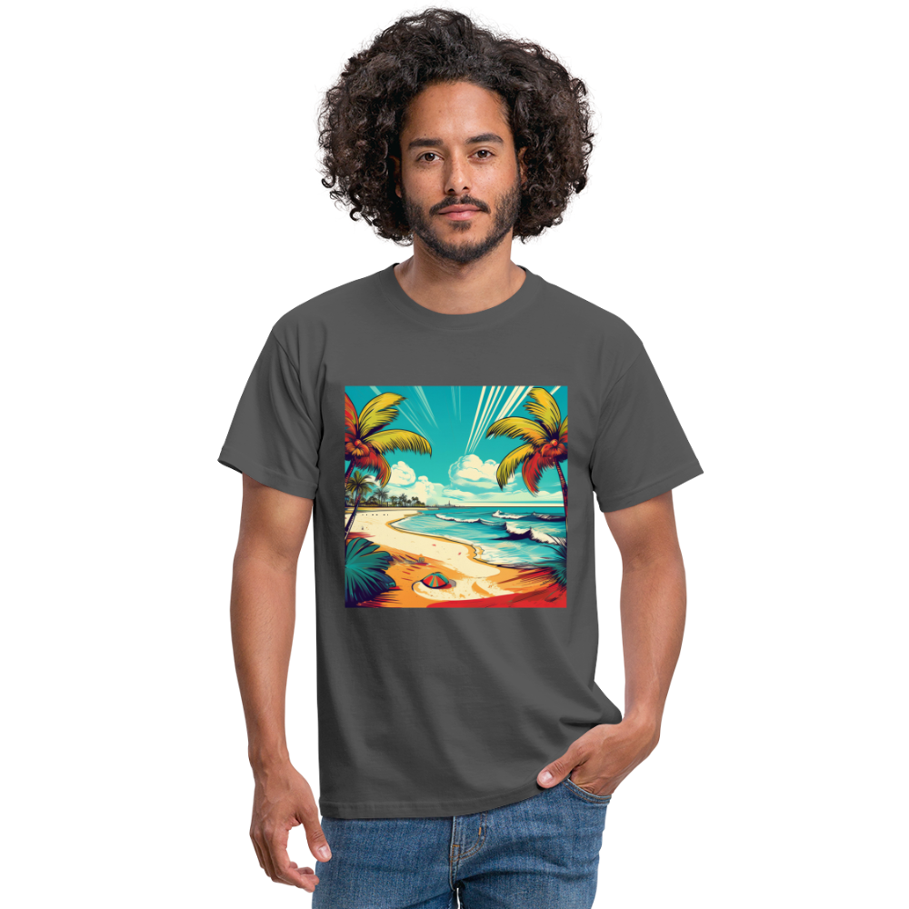 T-Shirt Mexico "Paradise Tulum" - Anthrazit