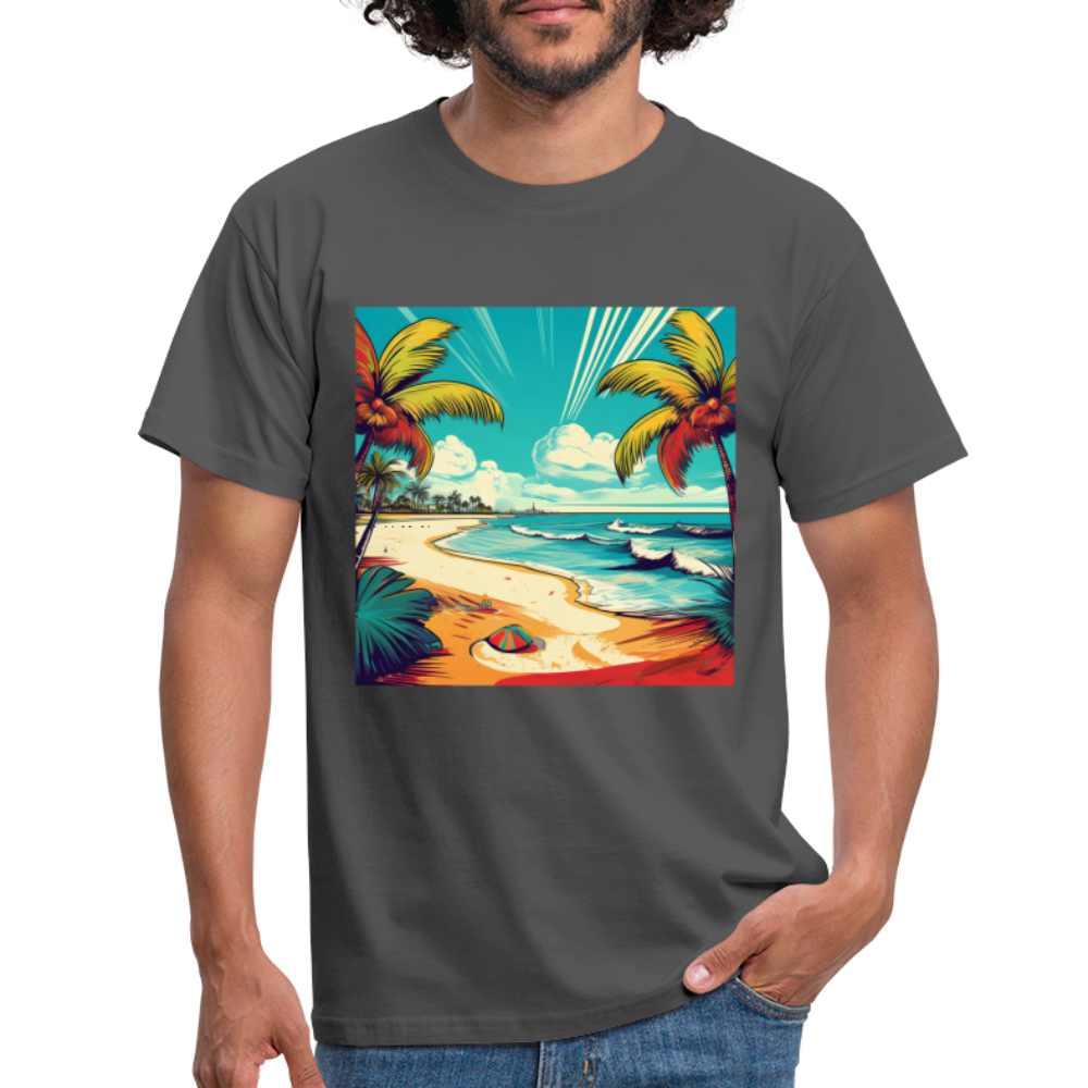T-Shirt Mexico "Paradise Tulum" - Anthrazit
