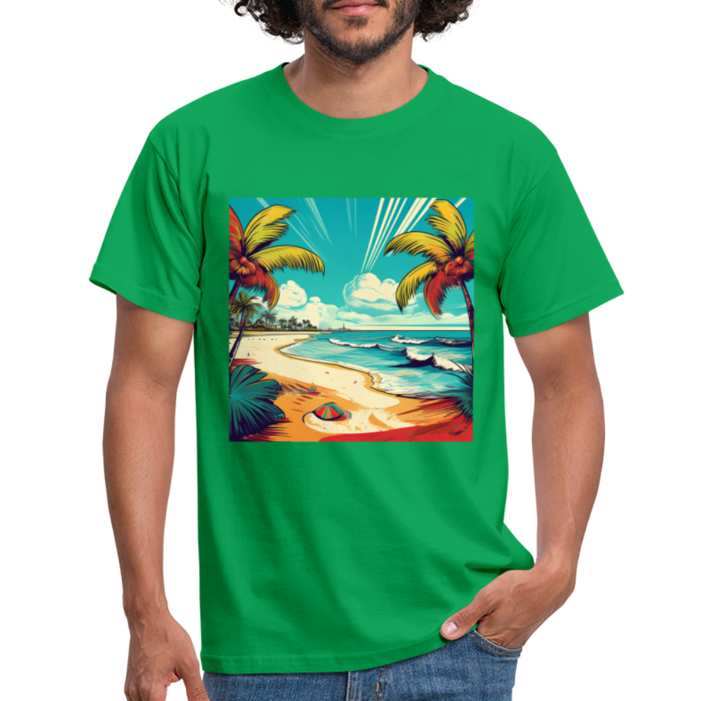 T-Shirt Mexico "Paradise Tulum" - Kelly Green