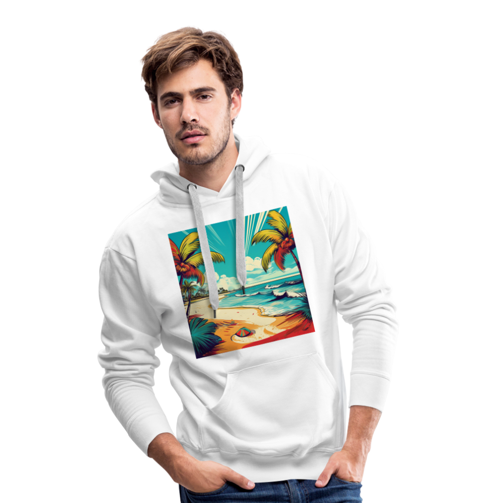 Hoodie Mexico "Paradise Tulum" - Weiß