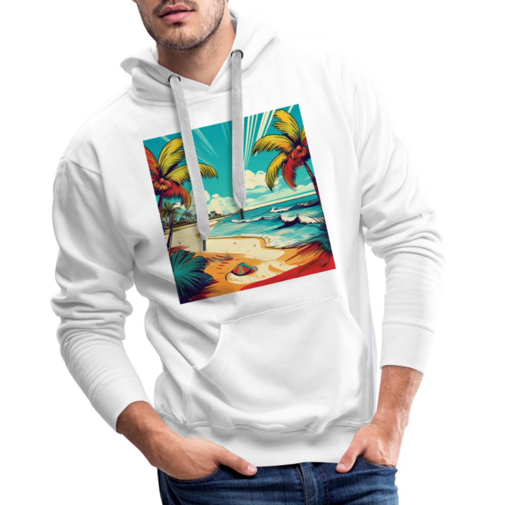 Hoodie Mexico "Paradise Tulum" - Weiß