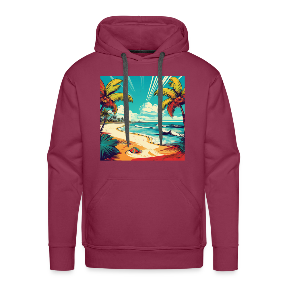 Hoodie Mexico "Paradise Tulum" - Bordeaux