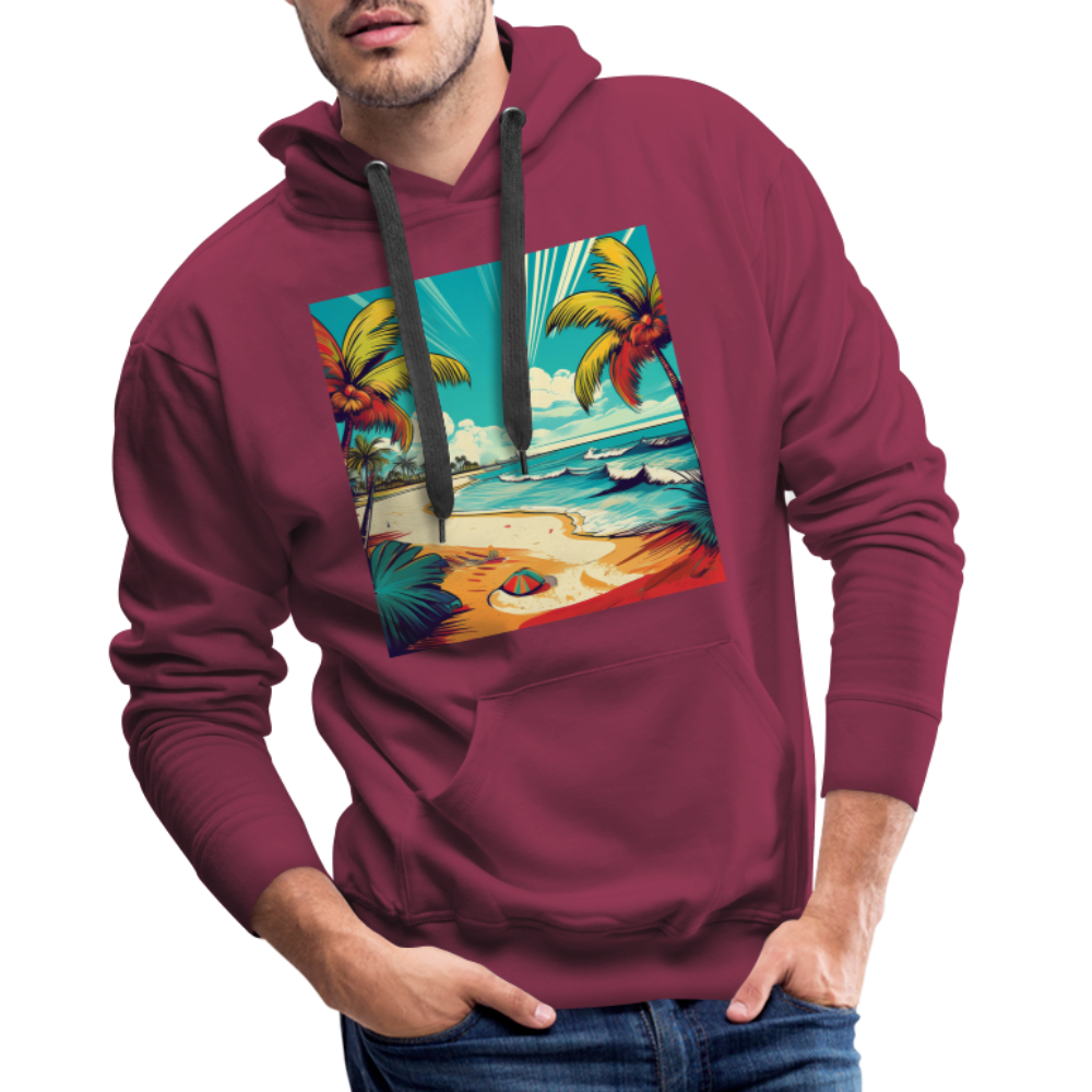 Hoodie Mexico "Paradise Tulum" - Bordeaux