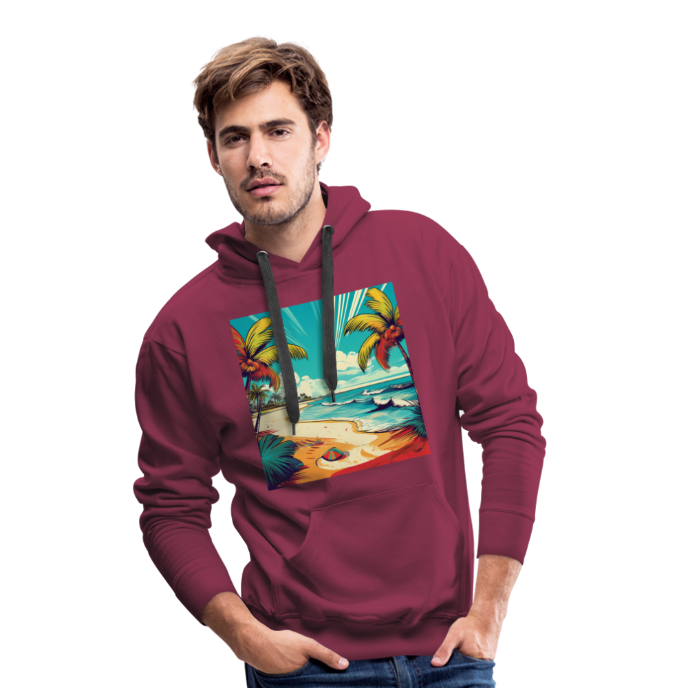 Hoodie Mexico "Paradise Tulum" - Bordeaux