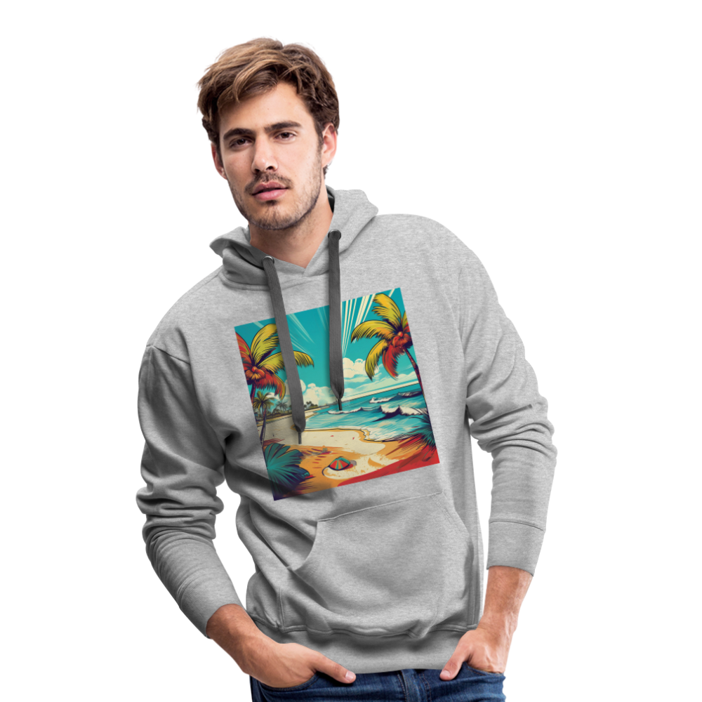 Hoodie Mexico "Paradise Tulum" - Grau meliert