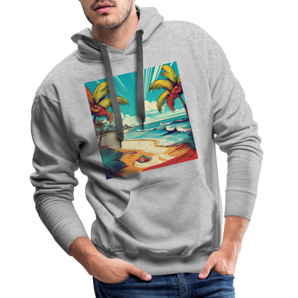 Hoodie Mexico "Paradise Tulum" - Grau meliert