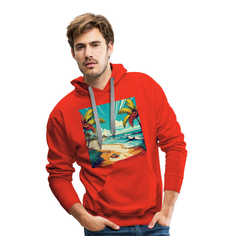 Hoodie Mexico "Paradise Tulum" - Rot