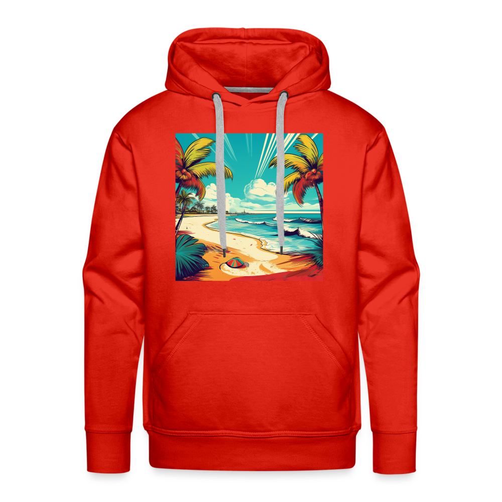 Hoodie Mexico "Paradise Tulum" - Rot