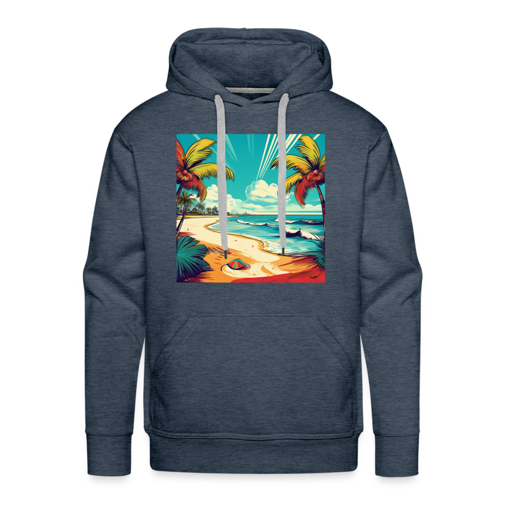 Hoodie Mexico "Paradise Tulum" - Jeansblau