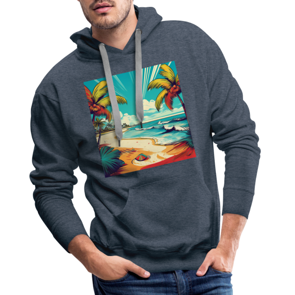 Hoodie Mexico "Paradise Tulum" - Jeansblau