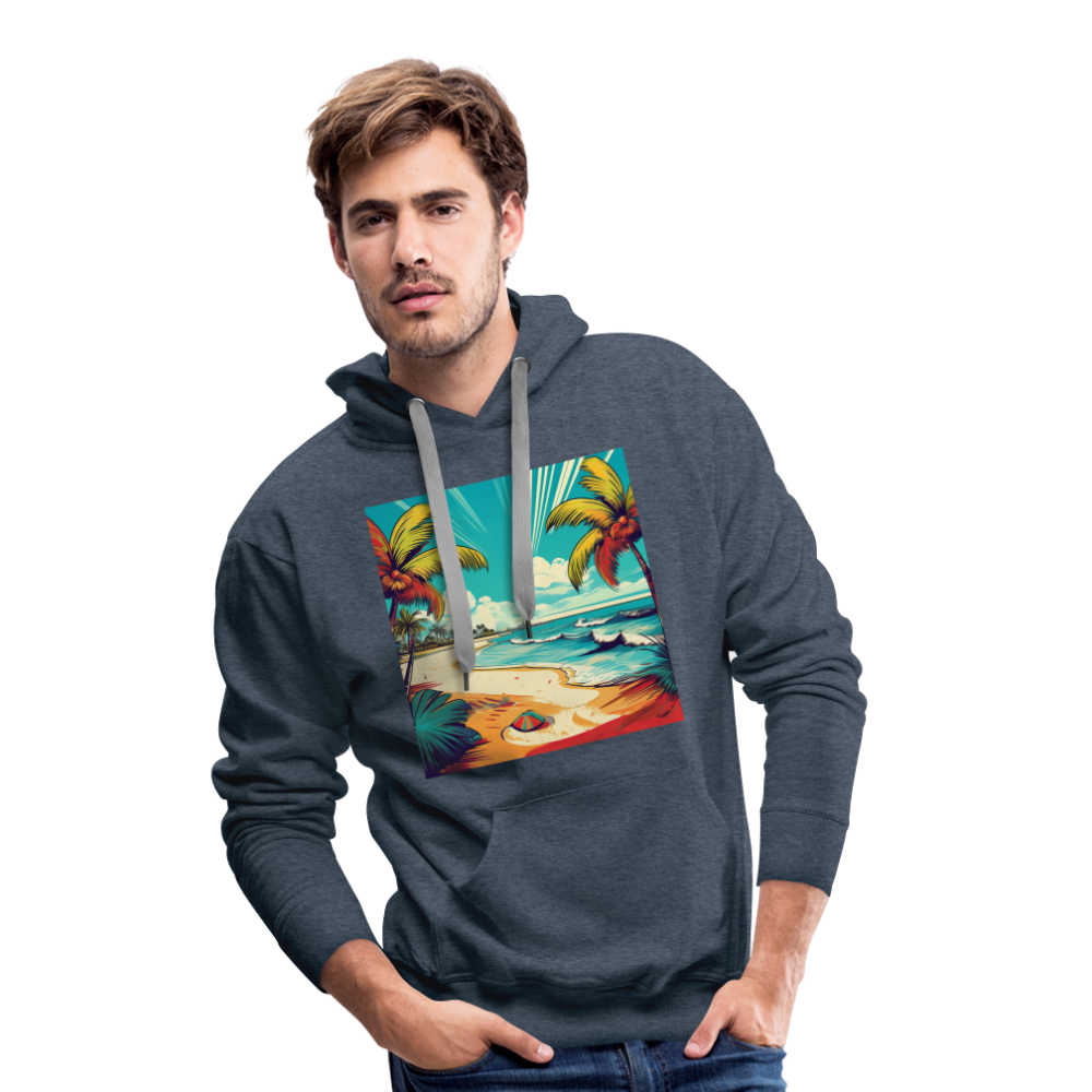 Hoodie Mexico "Paradise Tulum" - Jeansblau