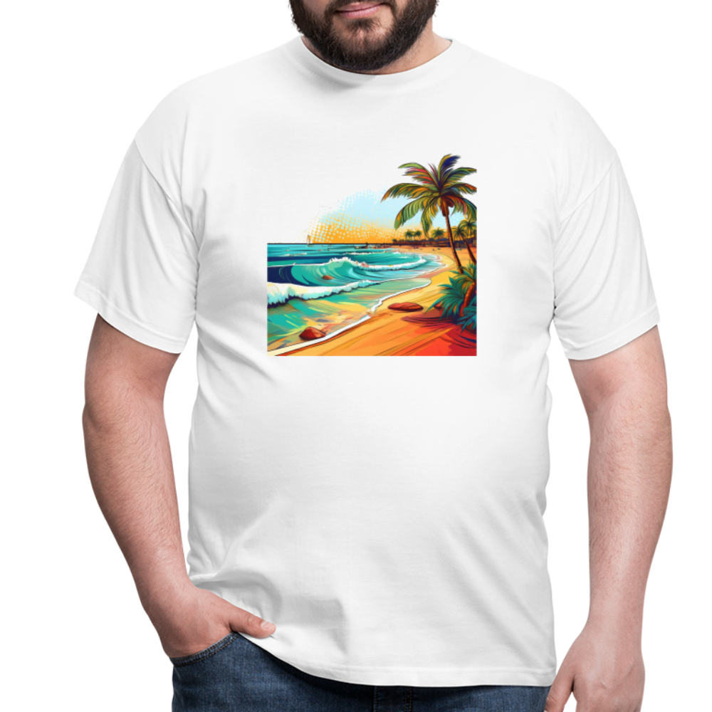 T-Shirt Mexico "Paradise Cancun" - Weiß