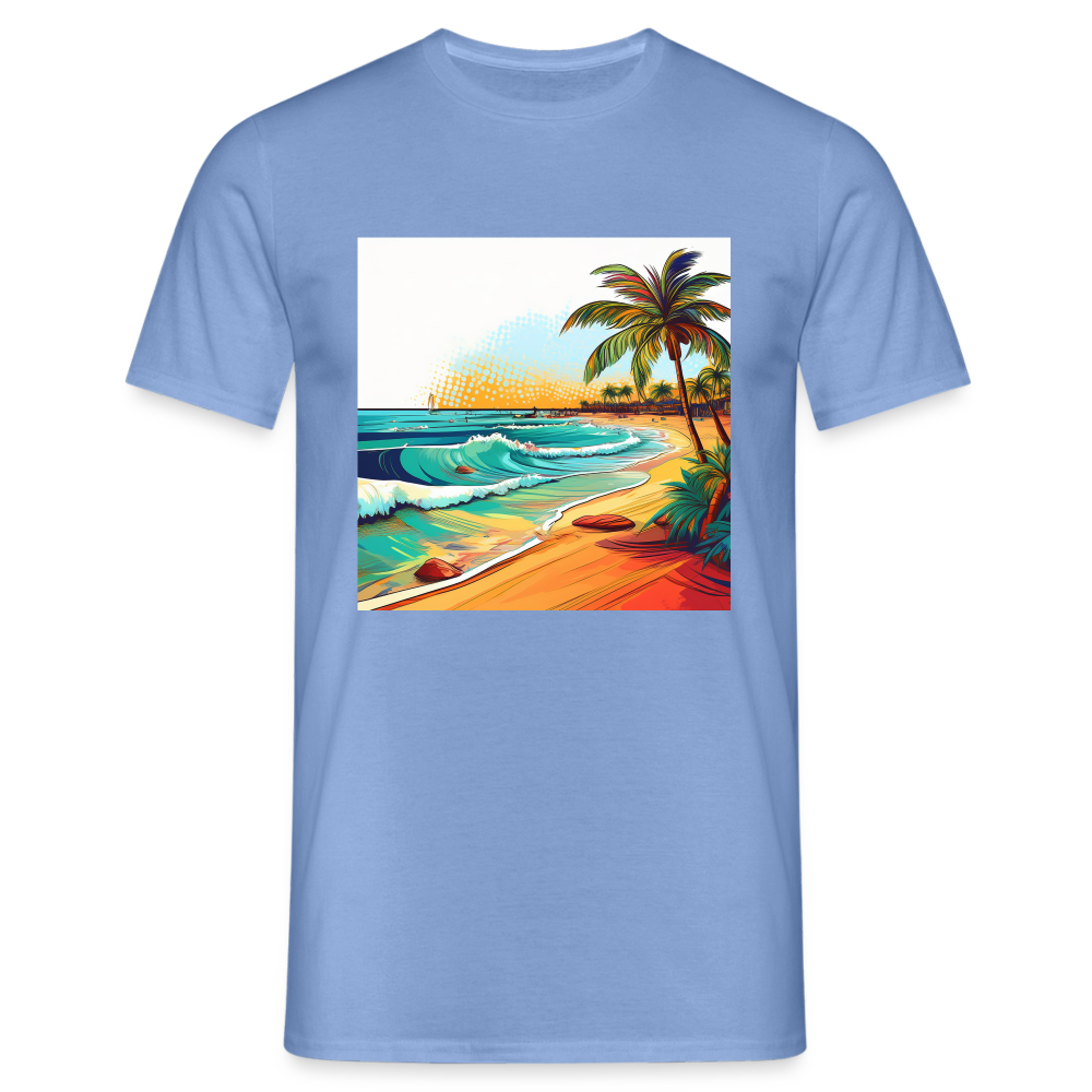 T-Shirt Mexico "Paradise Cancun" - carolina blue
