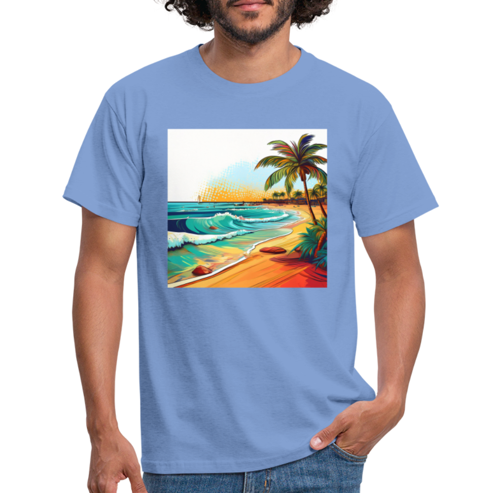 T-Shirt Mexico "Paradise Cancun" - carolina blue