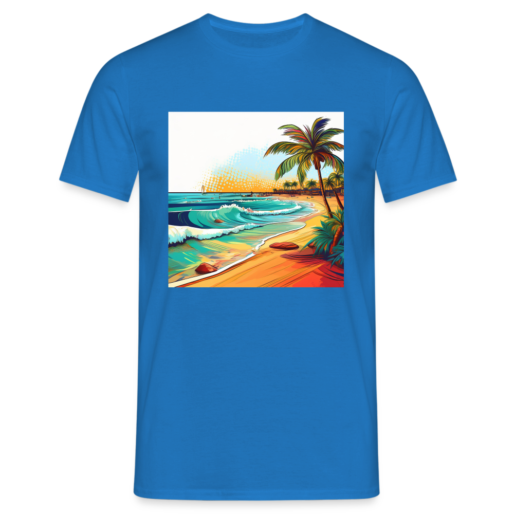 T-Shirt Mexico "Paradise Cancun" - Royalblau
