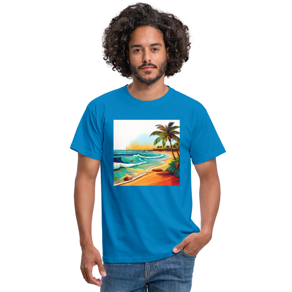 T-Shirt Mexico "Paradise Cancun" - Royalblau