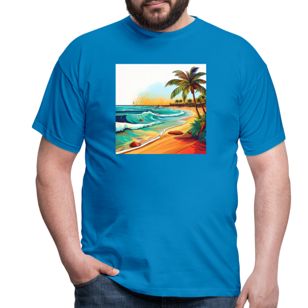 T-Shirt Mexico "Paradise Cancun" - Royalblau