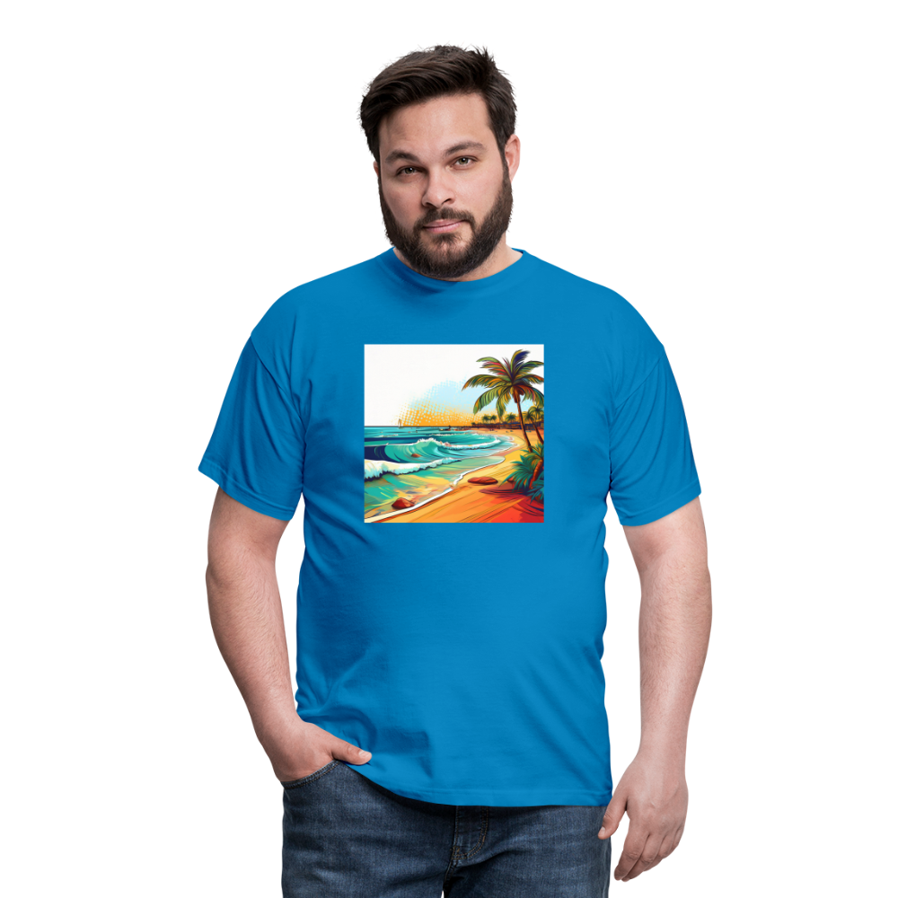 T-Shirt Mexico "Paradise Cancun" - Royalblau