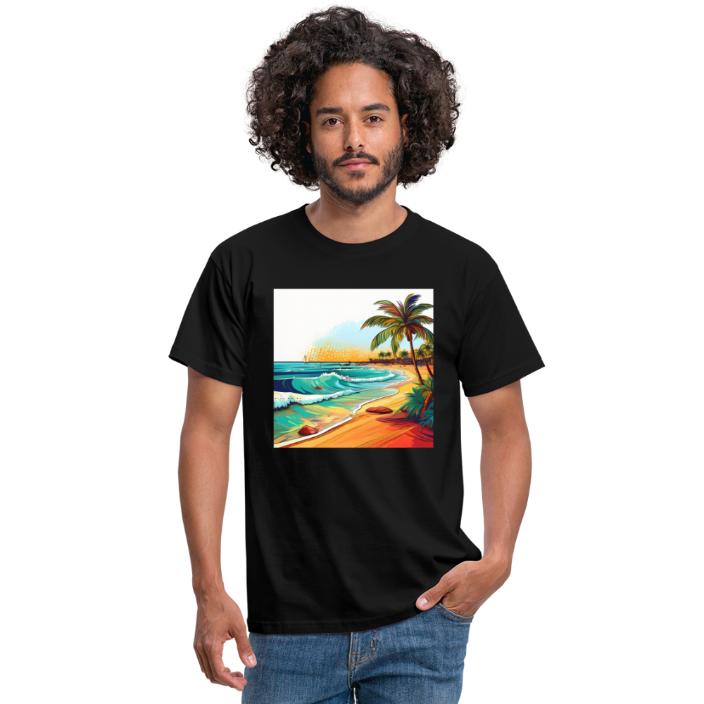 T-Shirt Mexico "Paradise Cancun" - Schwarz